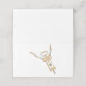 Korkenzieher Platzkarte (Außenseite Aufgefaltet)