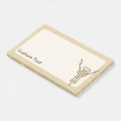 Korkenzieher Post-it Klebezettel (angewinkelt)