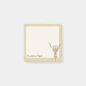 Korkenzieher Post-it Klebezettel (Vorderseite)