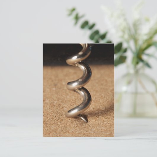 Korkenzieher. Postkarte (Stehend Vorderseite)