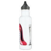 Korkenzieher-rote Stilett-und Sektkelch-Freiheit Trinkflasche (Rechts)