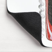 Korkenzieher-rotes Stilett-Schuh-und Mousepad (Ecke)