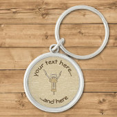 Korkenzieher Schlüsselanhänger