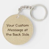 Korkenzieher-Schlüsselanhänger Schlüsselanhänger (Rückseite)