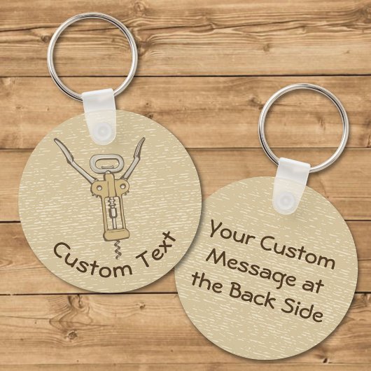 Korkenzieher-Schlüsselanhänger Schlüsselanhänger