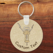 Korkenzieher-Schlüsselanhänger Schlüsselanhänger (Vorderseite)