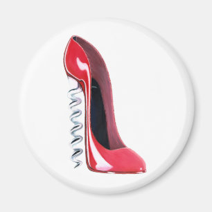 Korkenzieher-Schuh Magnet