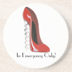 Korkenzieher-Schuh-Untersetzer Sandstein Untersetzer