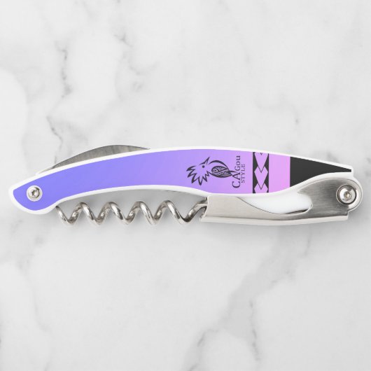 Korkenzieher. Stammesmotiv Kellnermesser (Rückseite)