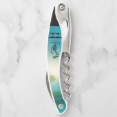 Korkenzieher. Stammesmotiv Kellnermesser (Rückseite)