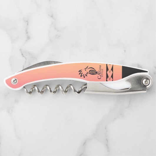 Korkenzieher. Stammesmotiv Kellnermesser (Rückseite)