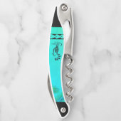 Korkenzieher, Stammesmuster Kellnermesser (Rückseite)