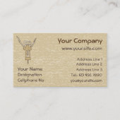 Korkenzieher Visitenkarte (Vorderseite)