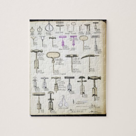 Korkenzieher, von einem Geschäftskatalog der Puzzle (Vertikal)