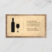 Korkenzieher | Worldbrawn Leather Trim Visitenkarte (Rückseite)