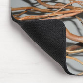 Korkenzieherweide, verdrehtes Niederlassungs-Foto Mousepad (Ecke)