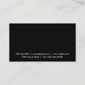 Korkflaschen | (weiß) visitenkarte (Rückseite)