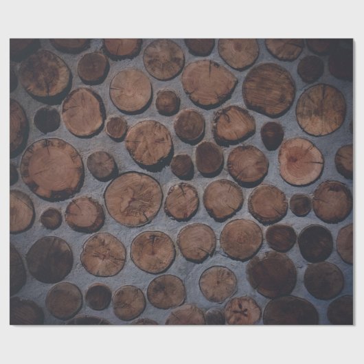 Korkholzdekor Geschenkpapier (Flach)