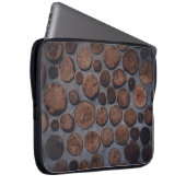 Korkholzdekor Laptopschutzhülle (Vorne Rechts)
