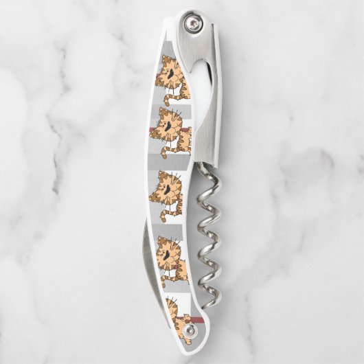 Korkschraube Flaschenöffner Kellnermesser (Rückseite)