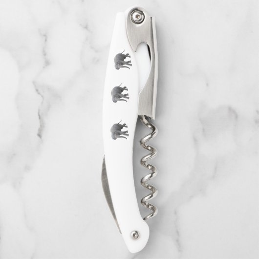 Korkschraube Flaschenöffner Kellnermesser (Rückseite)