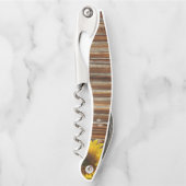 Korkschraube Flaschenöffner Sonnenblume Kellnermesser (Vorderseite)