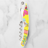 Korkschraube Flaschenöffner Strand Kellnermesser (Vorderseite)