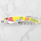 Korkschraube Flaschenöffner Strand Kellnermesser (Vorderseite)