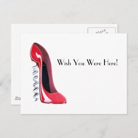 Korkschraube Postkarte (Vorne/Hinten)