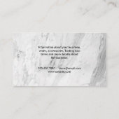 Korkschraube und Weinflasche Visitenkarte (Rückseite)