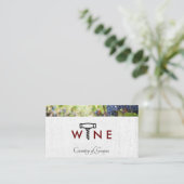 KorkschraubenLogo | Weinberg Visitenkarte (Stehend Vorderseite)