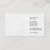 KorkschraubenLogo | Weinberg Visitenkarte (Rückseite)