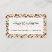 KorkschraubenLogo | Weingläser Muster Visitenkarte (Rückseite)