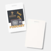 Korman Productions Deep Dive TV Podcast Ausweis (Vorder- & Rückseite)