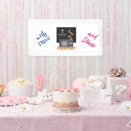 Korman Productions Deep Dive TV Podcast Banner (Party)