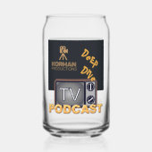 Korman Productions Deep Dive TV Podcast Dosenglas (Vorderseite)