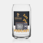 Korman Productions Deep Dive TV Podcast Dosenglas (Rückseite)