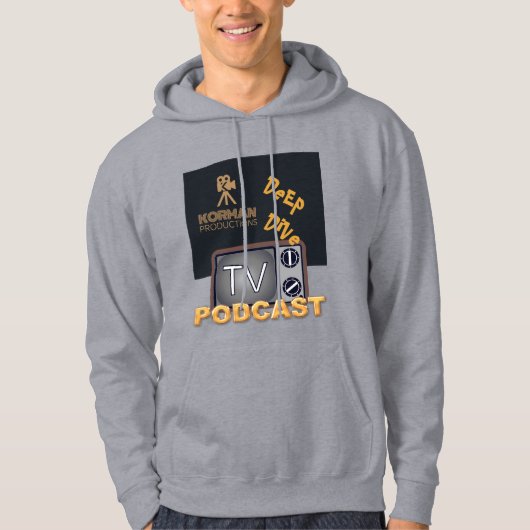 Korman Productions Deep Dive TV Podcast Hoodie (Vorderseite)