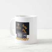 Korman Productions Deep Dive TV Podcast Kaffeetasse (Vorderseite Links)