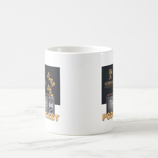 Korman Productions Deep Dive TV Podcast Kaffeetasse (Mittel)