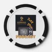 Korman Productions Deep Dive TV Podcast Pokerchips (Rückseite)