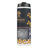 Korman Productions Deep Dive TV Podcast Thermosbecher (Vorderseite)