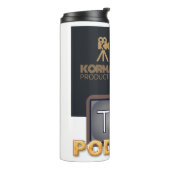 Korman Productions Deep Dive TV Podcast Thermosbecher (Nach links gedreht)