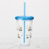 Korman Productions YouTube Channel-Logo gepackt Acryltrinkbecher (Rechts)