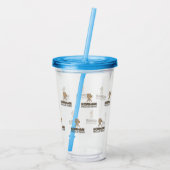 Korman Productions YouTube Channel-Logo gepackt Acryltrinkbecher (Rückseite)