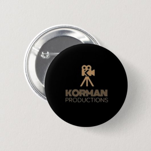Korman Productions YouTube Channel-Logo-Runde Button (Vorne & Hinten)
