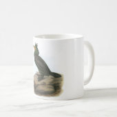 Kormoran Doppelt-mit Haube durch Audubon Kaffeetasse (VorderseiteRechts)