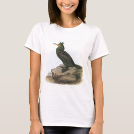 Kormoran Doppelt-mit Haube durch Audubon T-Shirt