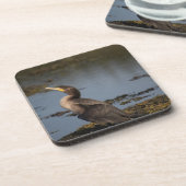 Kormoran Getränkeuntersetzer (Linke Seite)