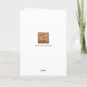 Kormoran-Gruß-Karte Karte (Rückseite)